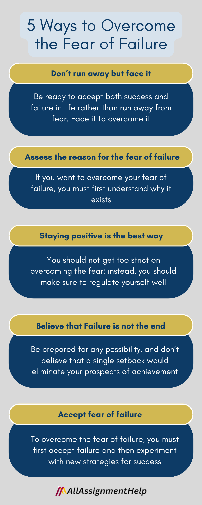 5 Ways to Overcome the Fear of Failure