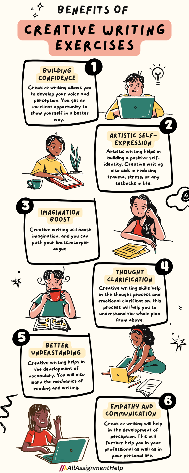 creative writing benefits of exercise