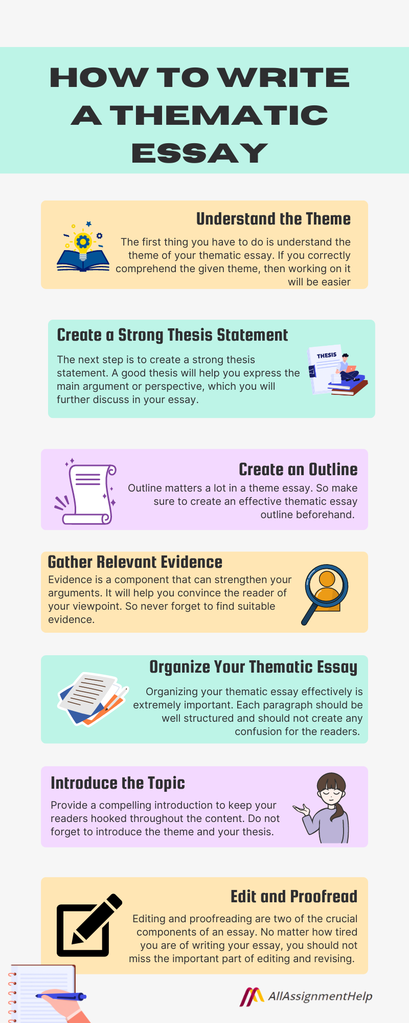 A Guide To Writing A Perfect Thematic Essay – AllAssignmentHelp.com