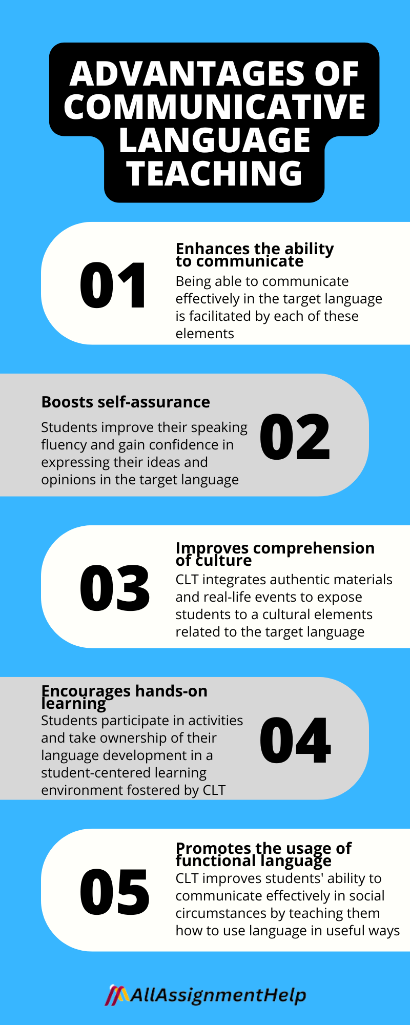 Advantages of Communicative Language Teaching