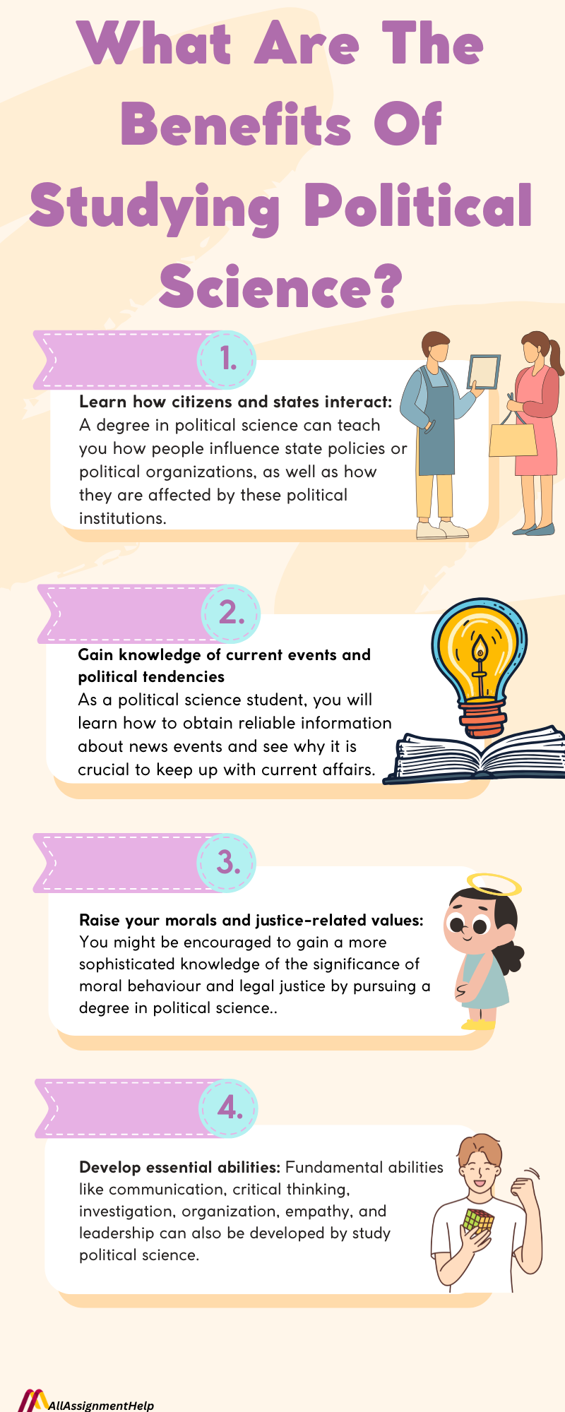 What are the benefits of studying political science?