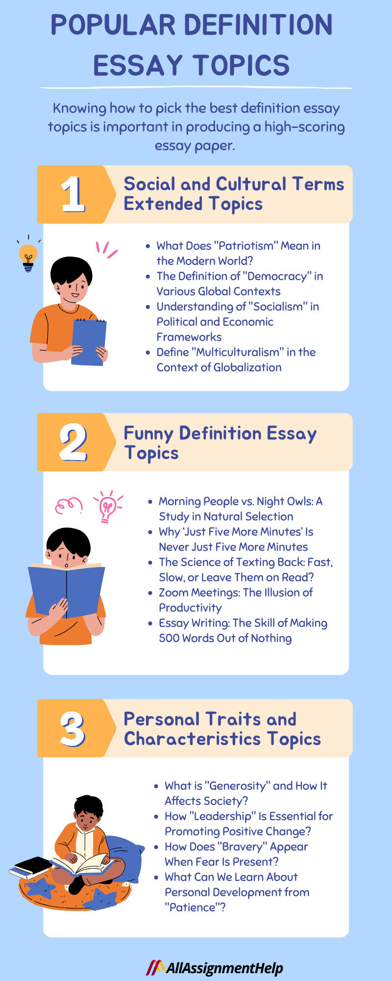 Definition Essay Topics